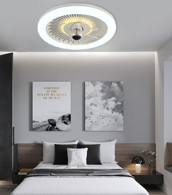 Rückziehbarer Smart Bladeless Deckenventilator Leuchter Leuchterventilator Für Schlafzimmer