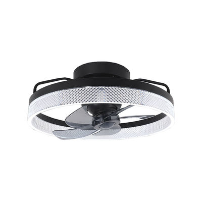 Schwarzer Kronleuchter Blattloser Deckenventilator Niedriger Lärm Deckenventilator