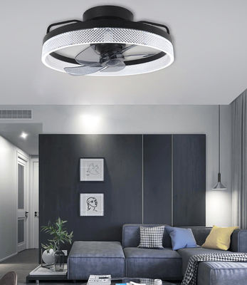 Schwarzer Kronleuchter Blattloser Deckenventilator Niedriger Lärm Deckenventilator