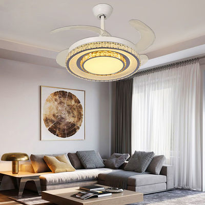 Smart Control Klappventilator mit Klingen Deckenventilatoren mit Lichtern und Rückziehblades