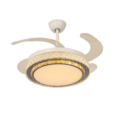 DC Smart Low Profile Deckenventilator Rückziehbarer Deckenventilator mit Licht